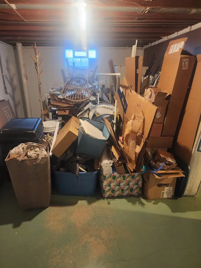 Roll-off dumpster container at job site for Construction Dumpster Rental in Dansville